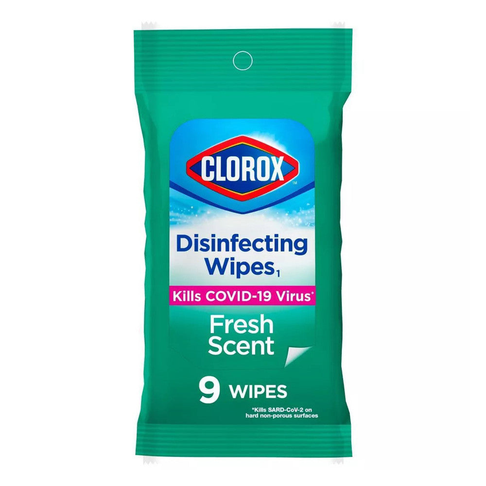 Clorox Disinfecting Wipes Bleach Free Cleaning Wipes, Fresh, 9 Ea